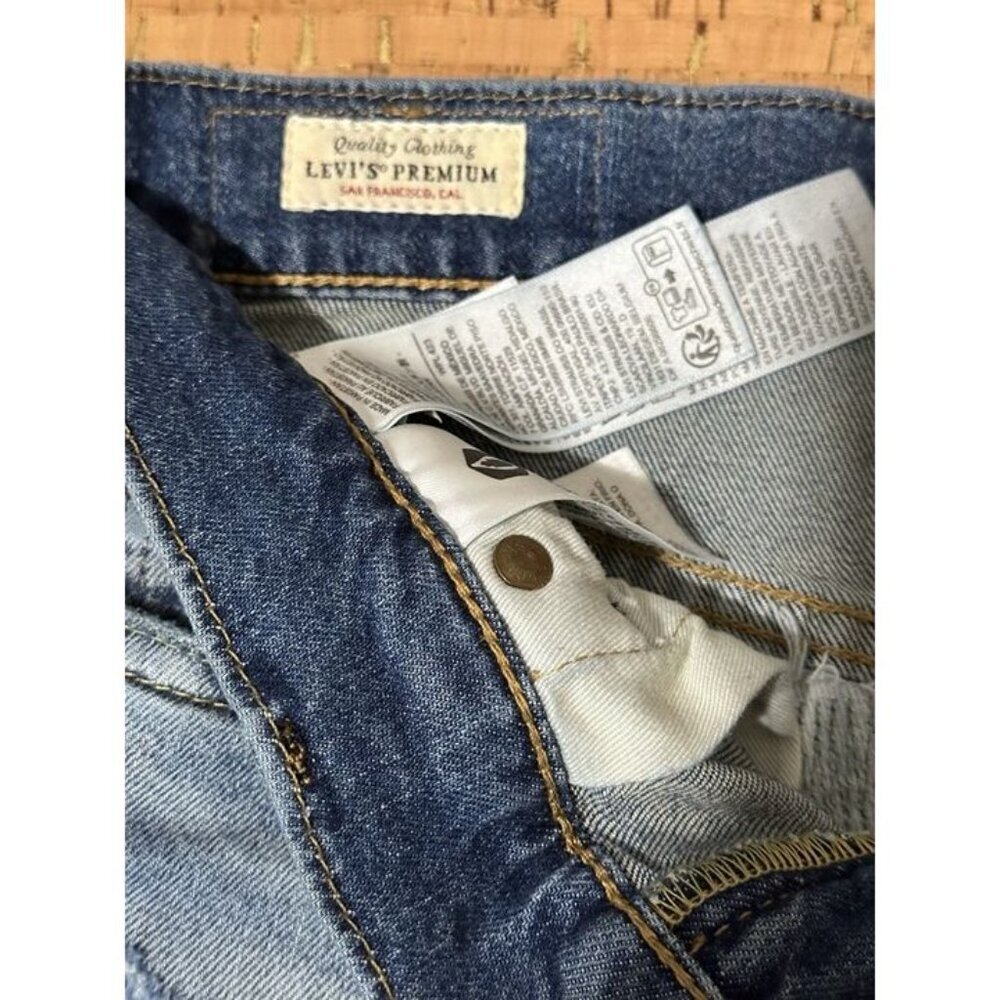 LEVI'S PREMIUM 512 SLIM TAPER JEAN PERFORMANCE \Stretch Men 28X28* Distressed - Picture 4 of 11